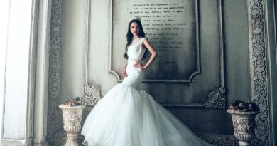 wedding dress, bride, extravagant